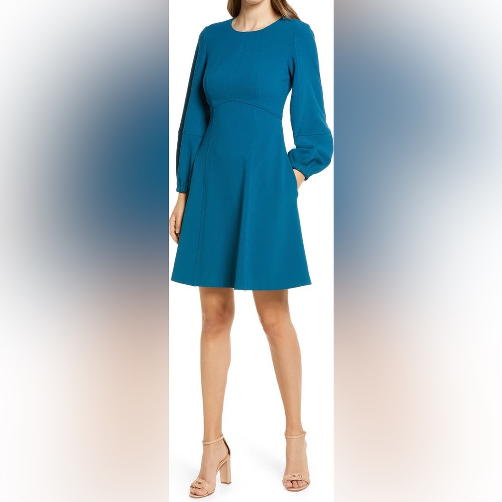 ELiza J Long Sleeve A-Line Dress NWT size 16